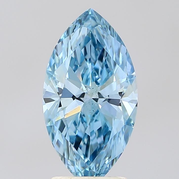 2.06 Ct. Fancy Vivid Blue Marquise Lab Grown Diamond