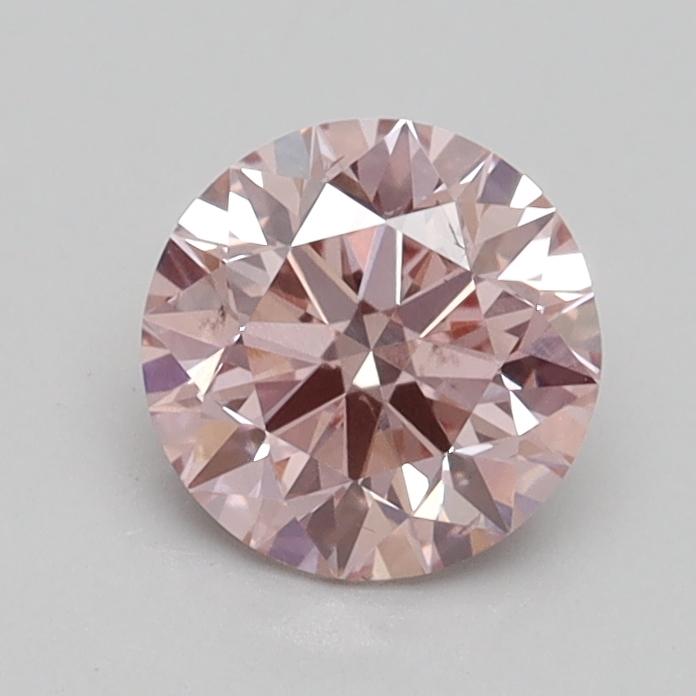 0.93 Ct. Fancy Intense Pink Round Lab Grown Diamond