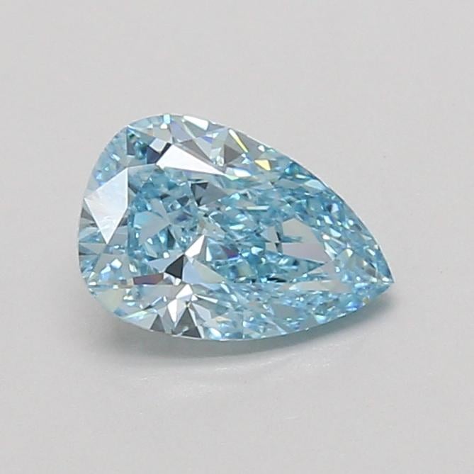 1.00 Ct. Fancy Vivid Blue Pear Lab Grown Diamond