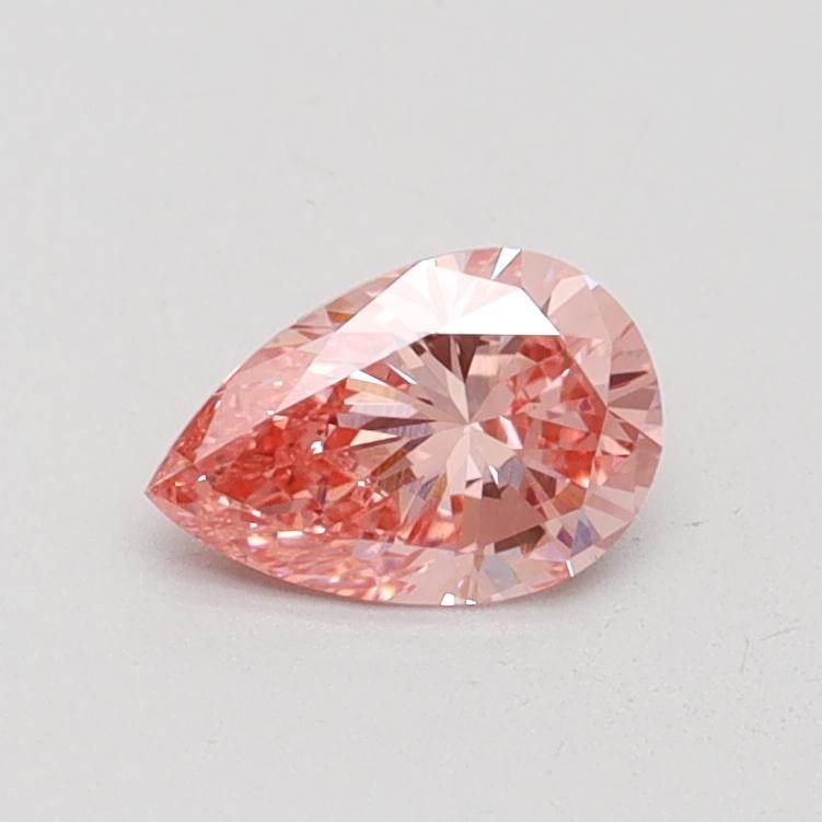 0.45 Ct. Fancy Intense Pink Pear Lab Grown Diamond