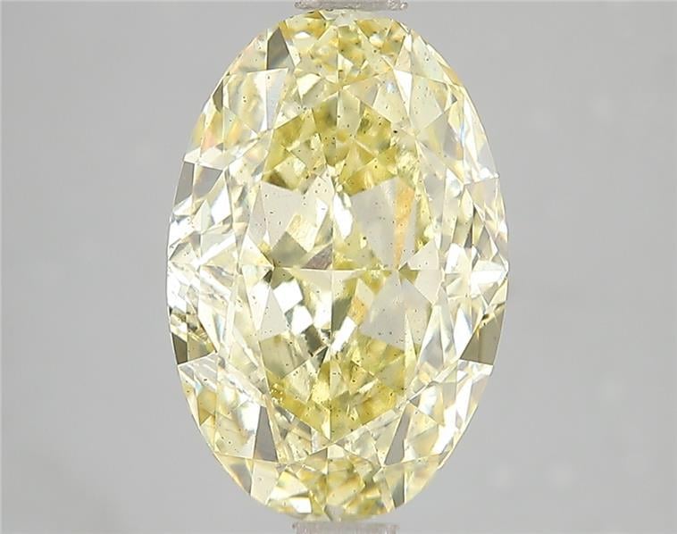 5.01 Ct. Fancy Intense Yellow Oval Lab Grown Diamond
