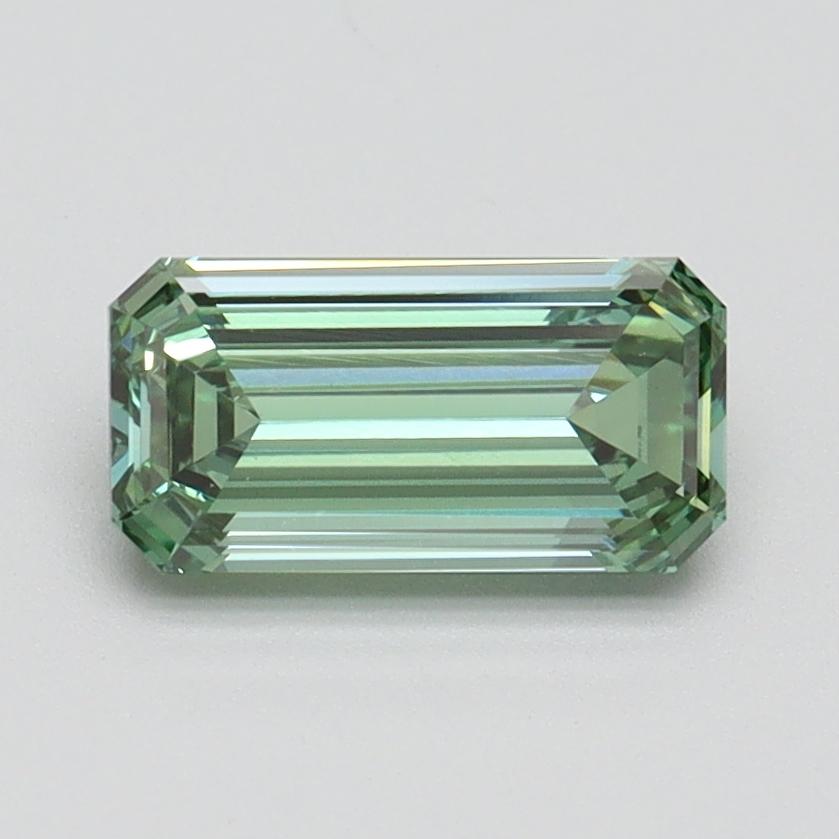 1.05 Ct. Fancy Vivid Green Emerald Lab Grown Diamond