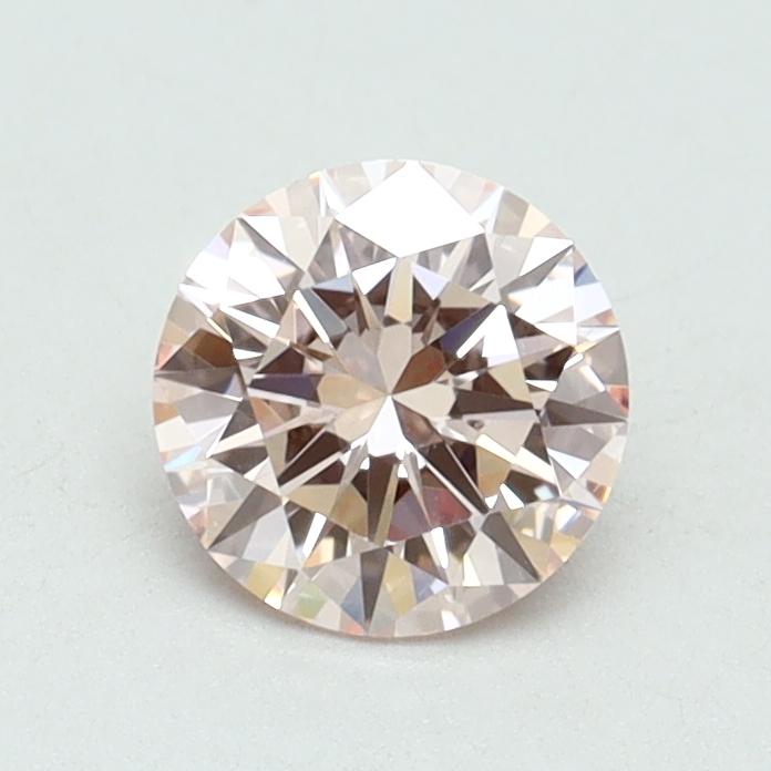 0.72 Ct. Fancy Intense Pink Round Lab Grown Diamond
