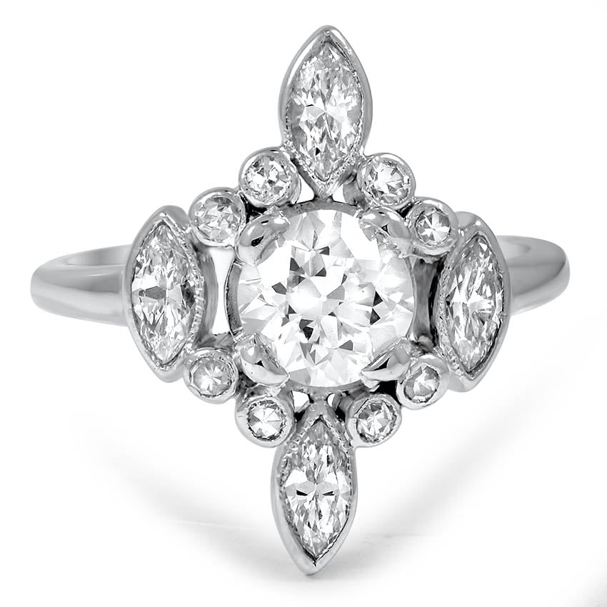 Retro Diamond Vintage Ring