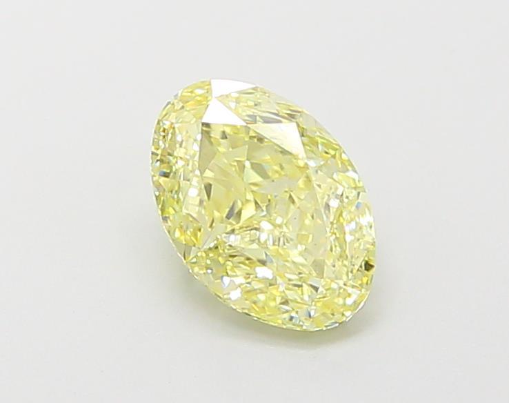 1.11 Ct. Fancy Intense Yellow Oval Lab Grown Diamond