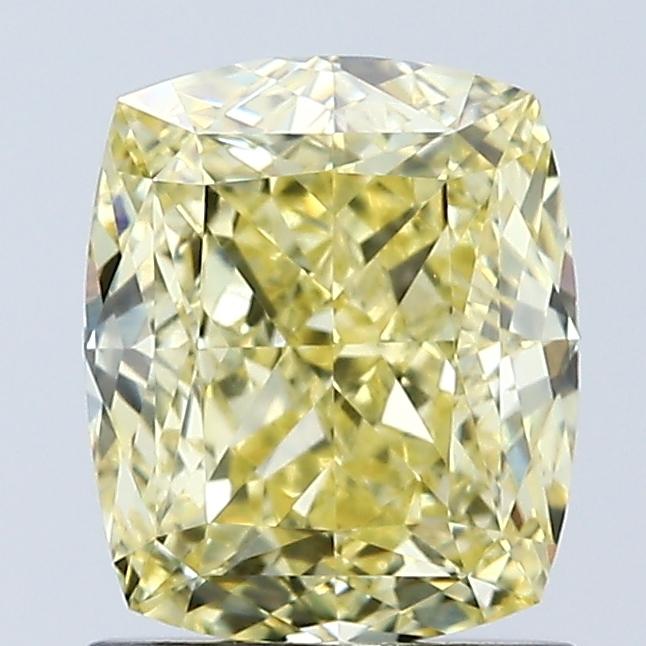 1.56 Ct. Fancy Intense Yellow Cushion Lab Grown Diamond