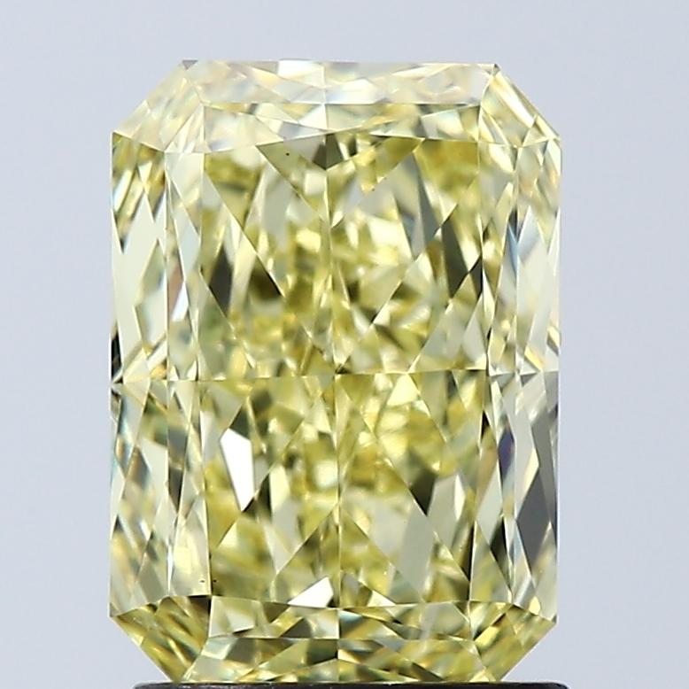 2.06 Ct. Fancy Vivid Yellow Radiant Lab Grown Diamond