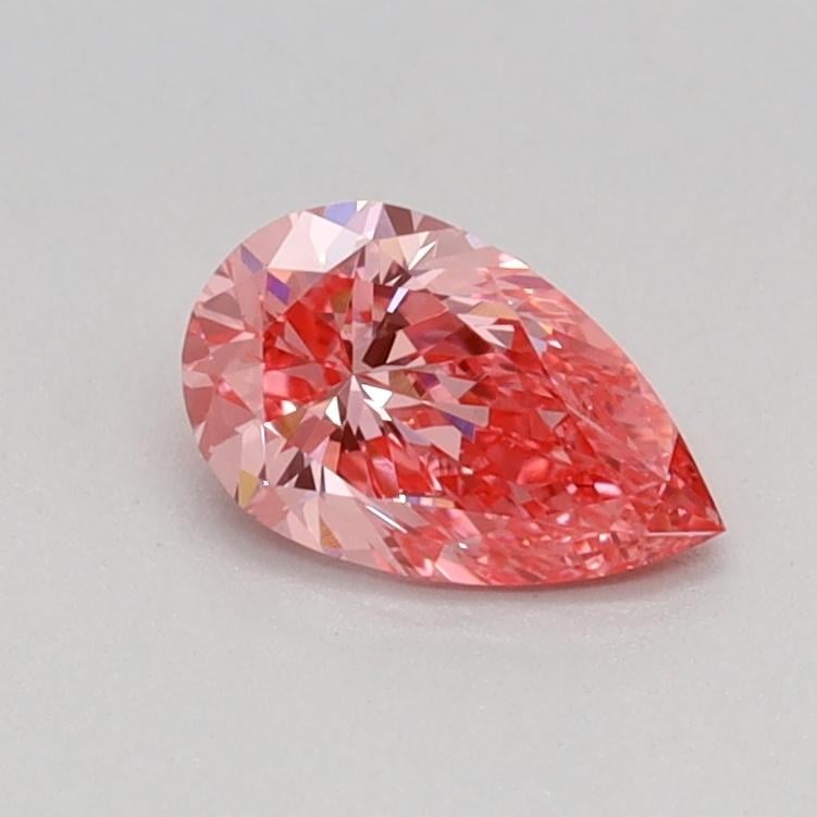 0.38 Ct. Fancy Vivid Pink Pear Lab Grown Diamond