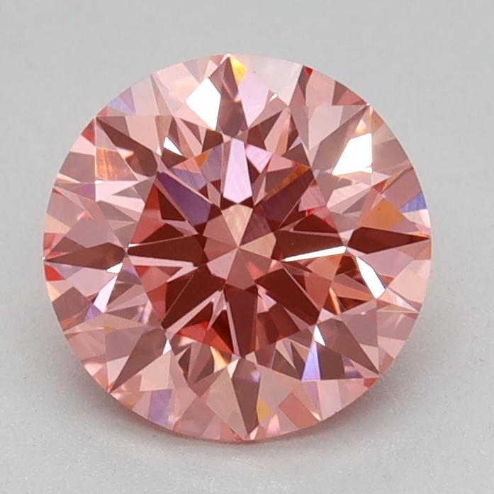 1.02 Ct. Fancy Vivid Pink Round Lab Grown Diamond