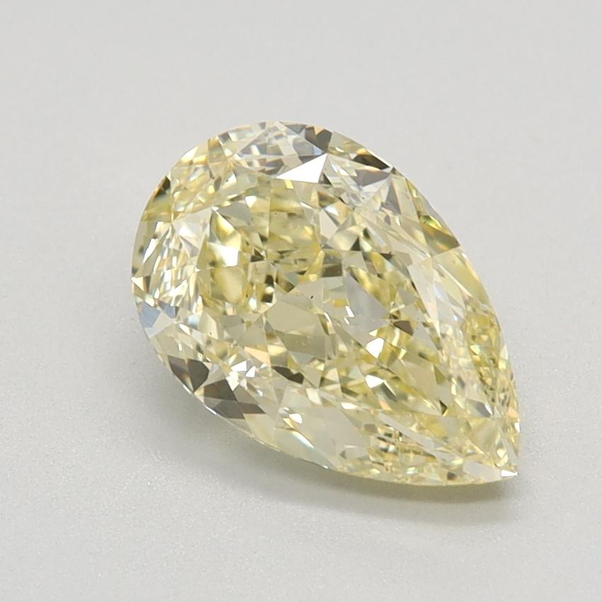 1.38 Ct. Fancy Intense Yellow Pear Lab Grown Diamond