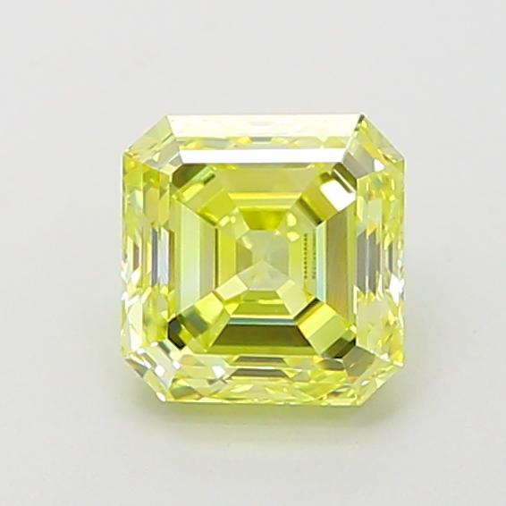 1.27 Ct. Fancy Intense Yellow Asscher Lab Grown Diamond