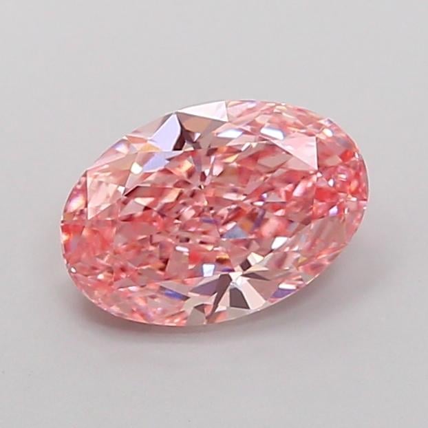 1.55 Ct. Fancy Vivid Pink Oval Lab Grown Diamond
