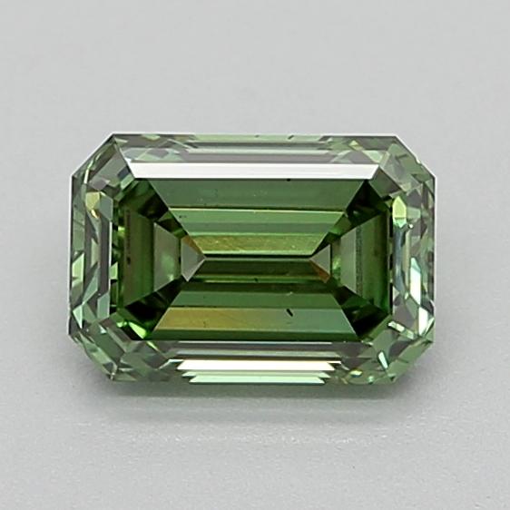 1.06 Ct. Fancy Vivid  Green Emerald Lab Grown Diamond