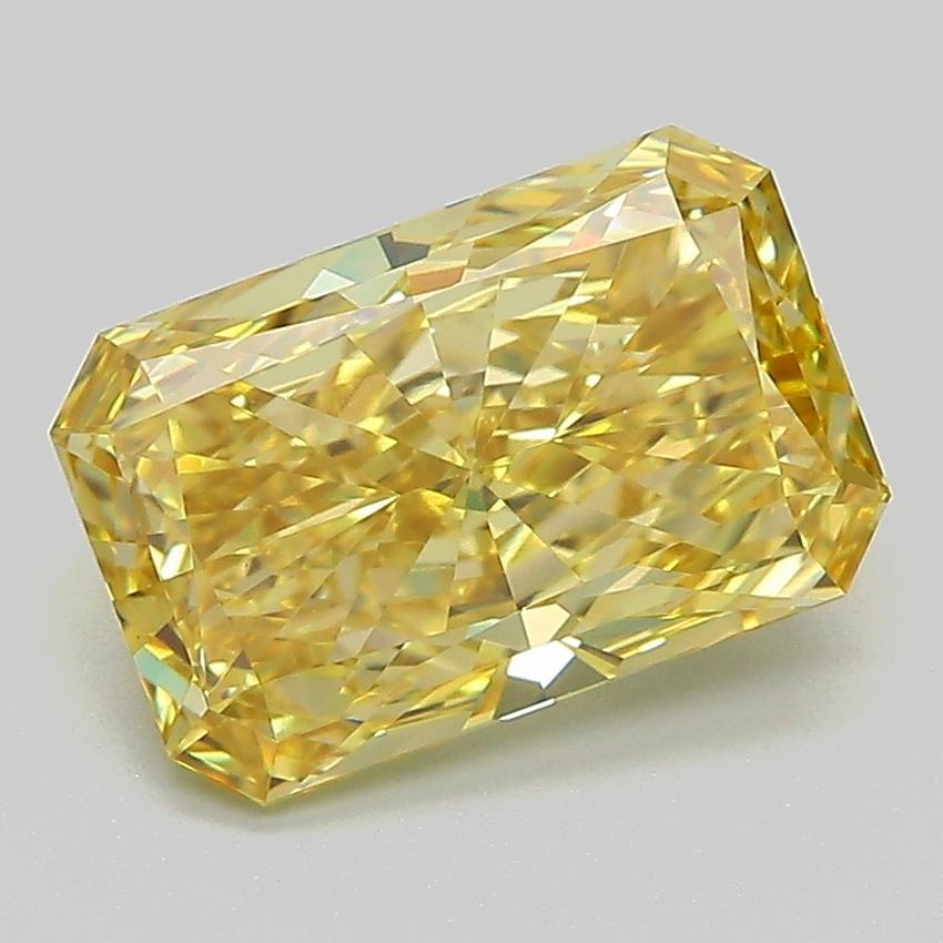 2.72 Ct. Fancy Intense Yellow Radiant Lab Grown Diamond