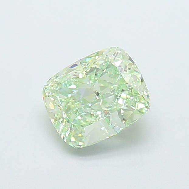 1.40 Ct. Fancy Intense  Green Cushion Lab Grown Diamond