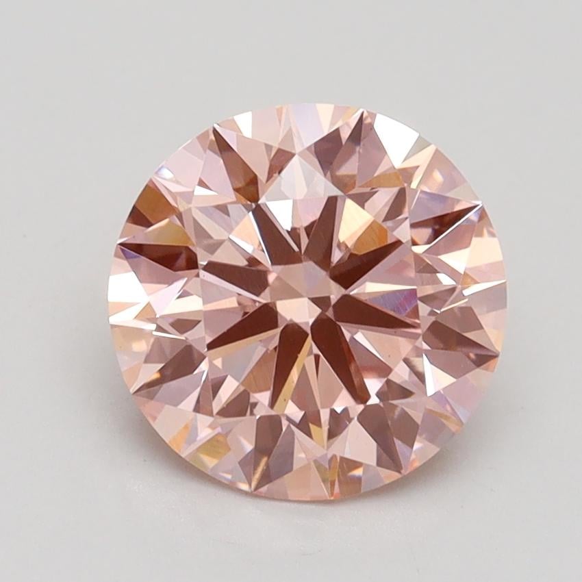 2.02 Ct. Fancy Intense Pink Round Lab Grown Diamond