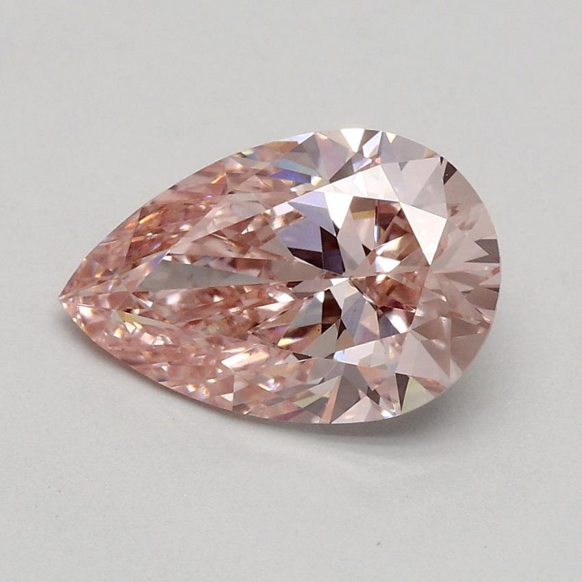 1.11 Ct. Fancy Pink Pear Lab Grown Diamond
