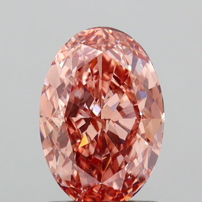 1.5 Ct. Fancy Intense Pink Oval Lab Grown Diamond