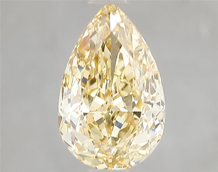 2.02 Ct. Fancy Intense Yellow Pear Lab Grown Diamond