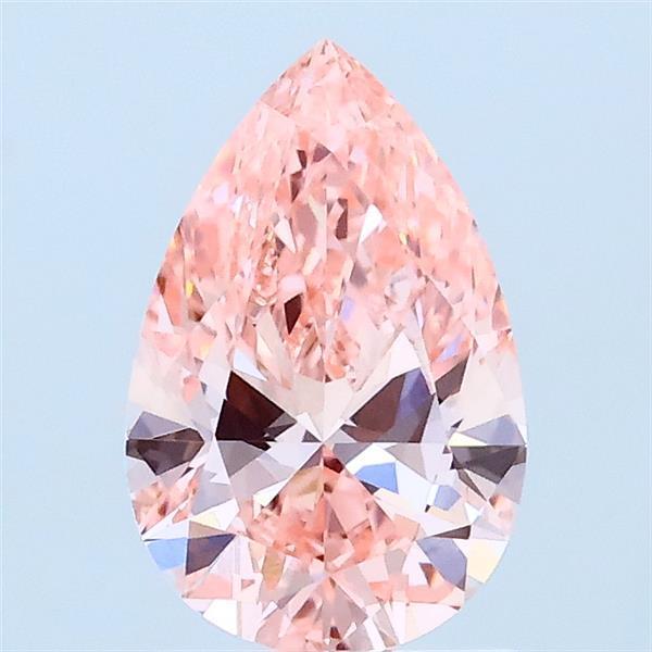 1.03 Ct. Fancy Vivid Pink Pear Lab Grown Diamond