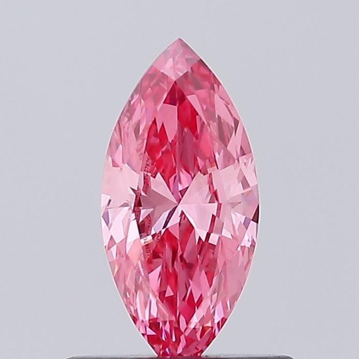 0.50 Ct. Fancy Vivid Pink Marquise Lab Grown Diamond