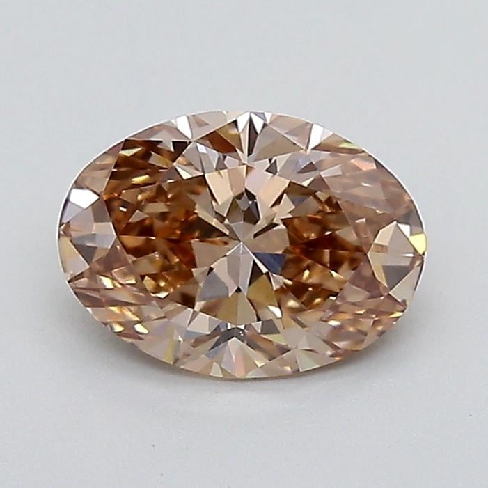 1.06 Ct. Fancy  Brown Oval Lab Grown Diamond