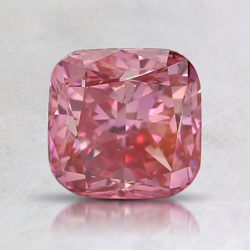 1.51 Ct. Fancy Deep Pink Cushion Lab Created Diamond