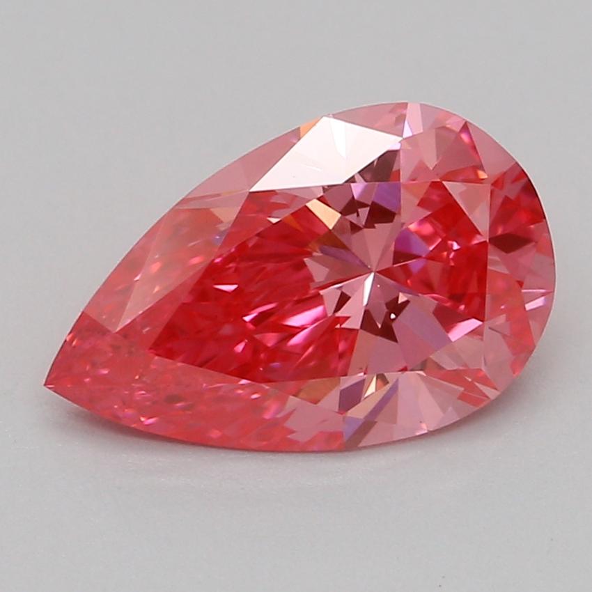 1.05 Ct. Fancy Vivid Pink Pear Lab Grown Diamond