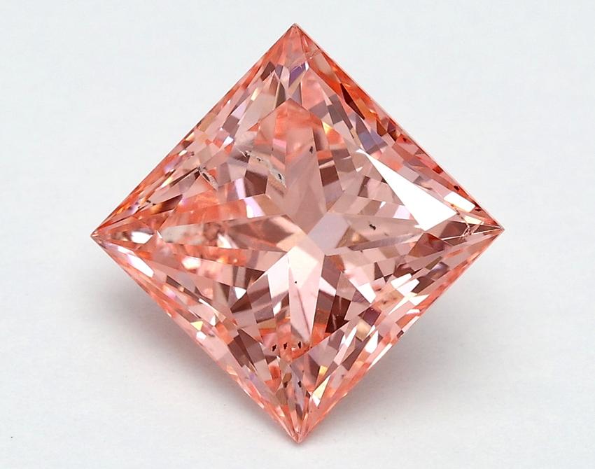2.04 Ct. Fancy Vivid Pink Princess Lab Grown Diamond