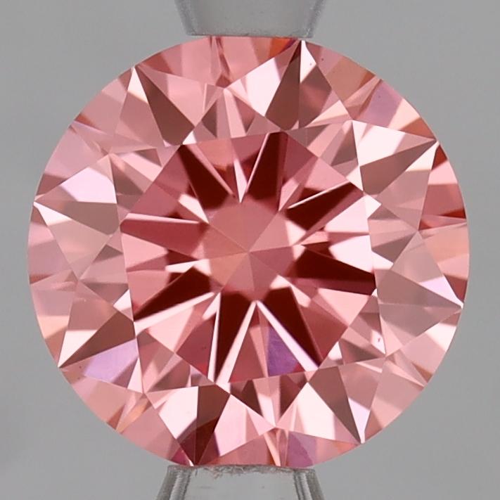 1.05 Ct. Fancy Vivid Pink Round Lab Grown Diamond