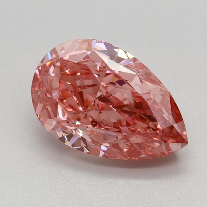 1.47 Ct. Fancy Vivid Pink Pear Lab Grown Diamond