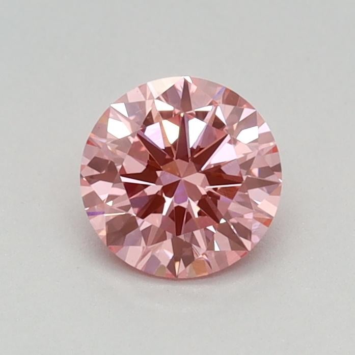 0.44 Ct. Fancy Vivid Pink Round Lab Grown Diamond