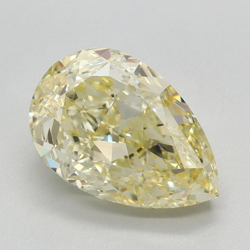 2.67 Ct. Fancy Intense Yellow Pear Lab Grown Diamond