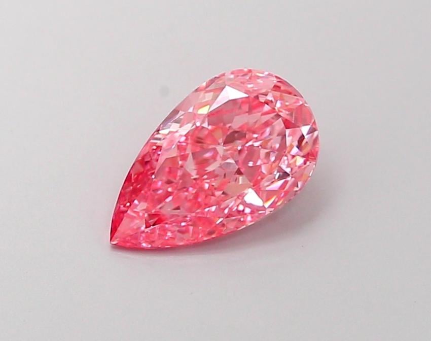 1.31 Ct. Fancy Vivid Pink Pear Lab Grown Diamond