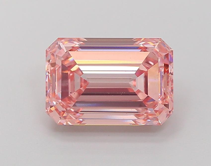 3.63 Ct. Fancy Intense Pink Emerald Lab Grown Diamond