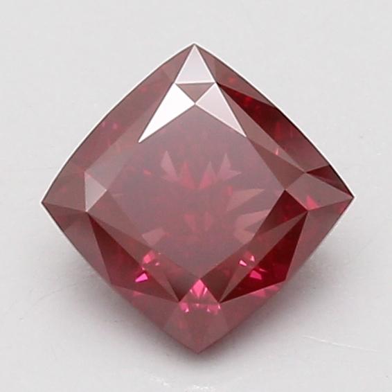 1.42 Ct. Fancy Deep Pink Cushion Lab Grown Diamond