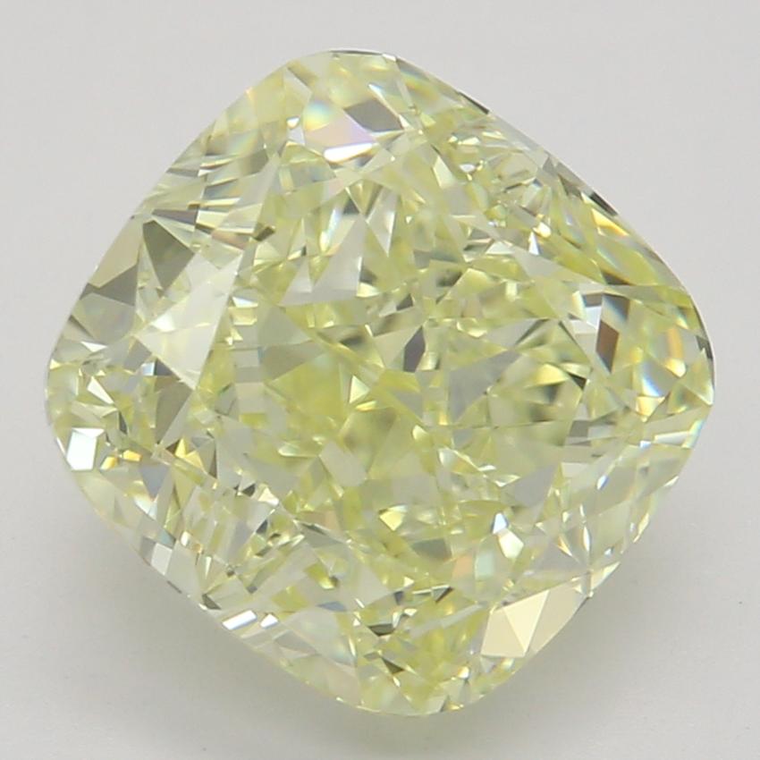 2.19 Ct. Fancy Light Yellow Cushion Diamond