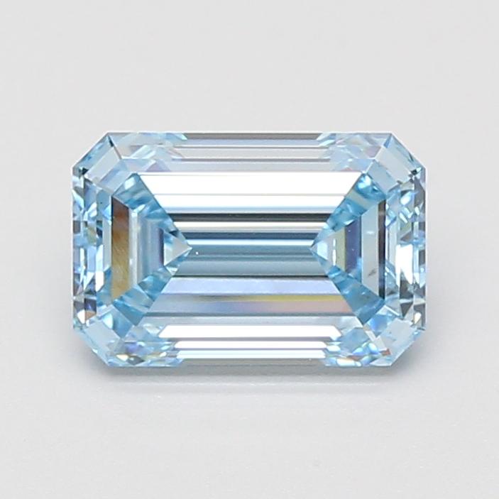 1.82 Ct. Fancy Vivid Blue Emerald Lab Grown Diamond