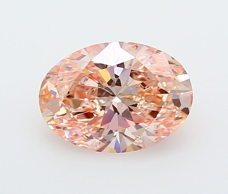 2.06 Ct. Fancy Vivid  Pink Oval Lab Grown Diamond
