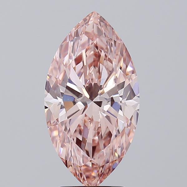 3.40 Ct. Fancy Intense Pink Marquise Lab Grown Diamond