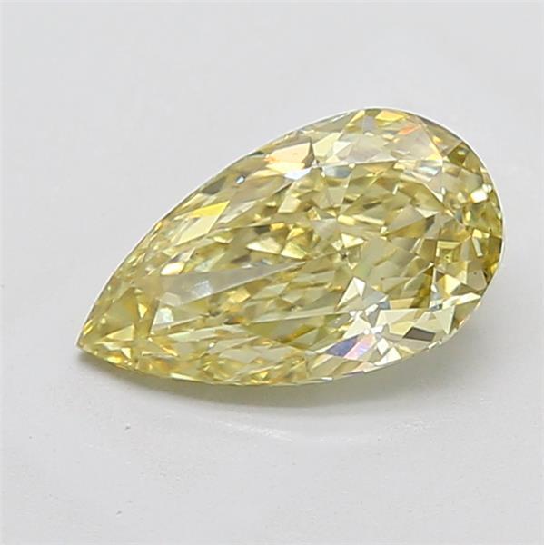 2.01 Ct. Fancy Intense Yellow Pear Lab Grown Diamond