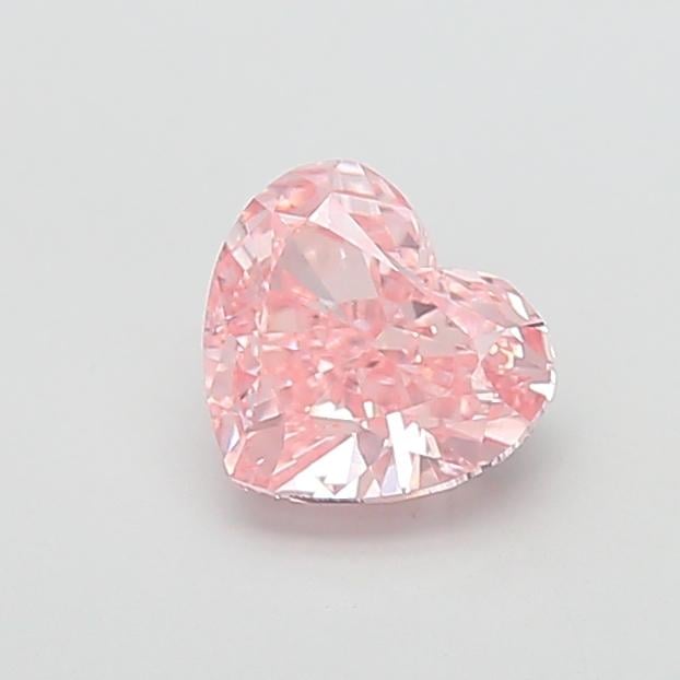 2.09 Ct. Fancy Intense  Pink Heart Lab Grown Diamond