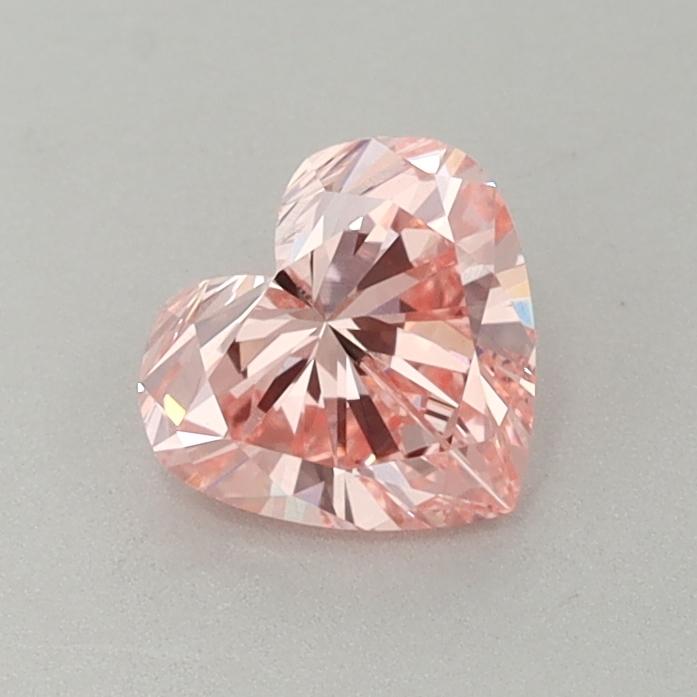 0.71 Ct. Fancy Vivid  Pink Heart Lab Grown Diamond