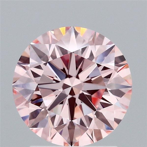 2.02 Ct. Fancy Vivid Pink Round Lab Grown Diamond