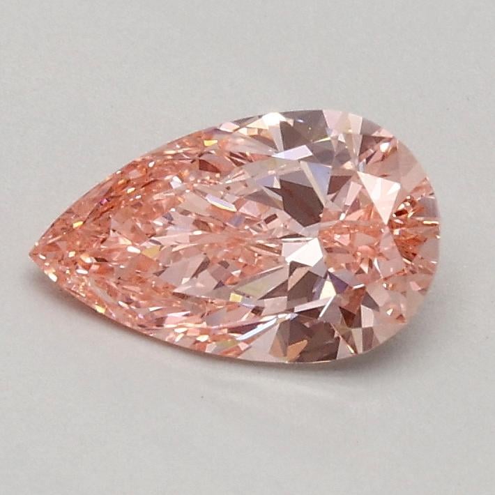 0.52 Ct. Fancy Vivid Pink Pear Lab Grown Diamond