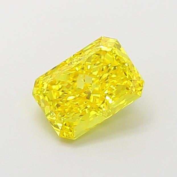 1.15 Ct. Fancy Vivid Yellow Radiant Lab Grown Diamond