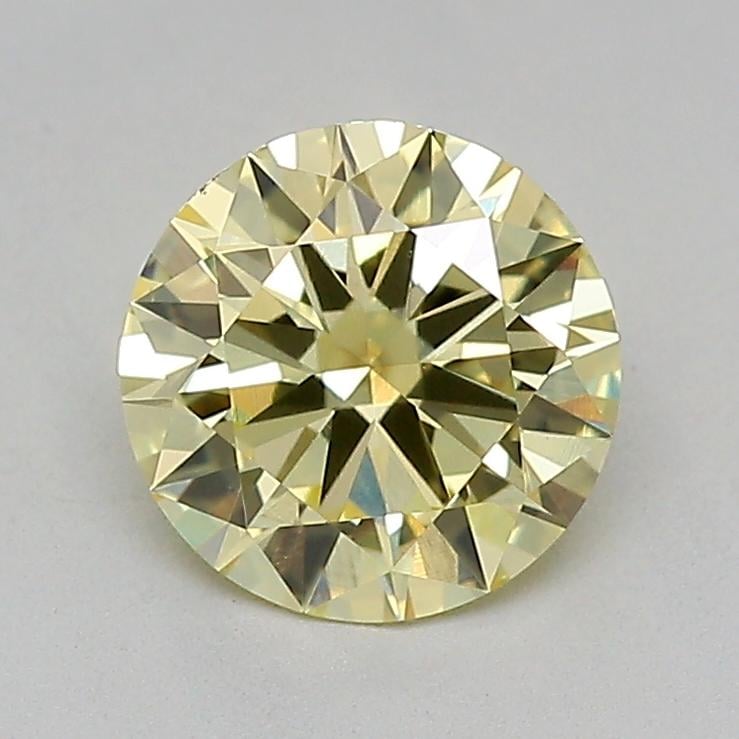1.01 Ct. Fancy  Yellow Round Lab Grown Diamond