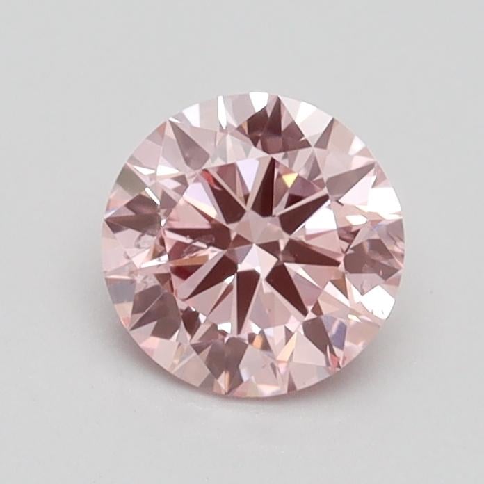 0.75 Ct. Fancy Intense Pink Round Lab Grown Diamond