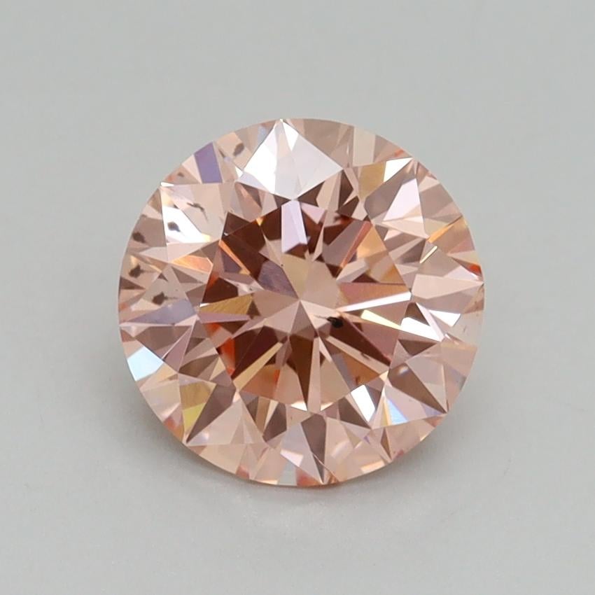 1.51 Ct. Fancy Intense Pink Round Lab Grown Diamond