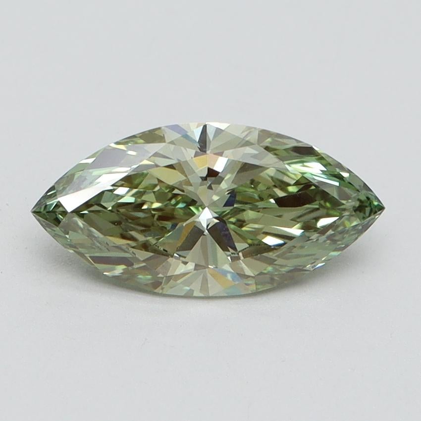 1.14 Ct. Fancy Intense Green Marquise Lab Grown Diamond